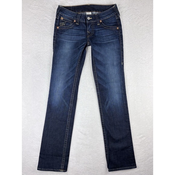 True‎ Religion Women's Blue Low Rise Jeans Size 29 Made In USA - Picture 1 of 14